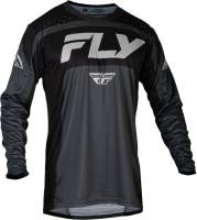 Fly Racing - Fly Racing Lite Jersey - 377-721L - Charcoal/Black - Large - Image 1