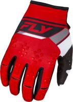 Fly Racing - Fly Racing Kinetic Prix Gloves - 377-4123X - Red/Gray/White - 3XL - Image 1