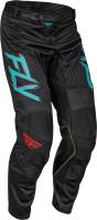 Fly Racing - Fly Racing Kinetic Mesh Rave Pants - 377-32230 - Red/Black/Mint - 30 - Image 1