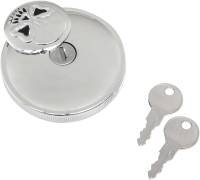 Drag Specialties - Drag Specialties Screw-In Locking Skull Gas Cap - Non-Vented - Chrome - 0703-0689 - Image 2