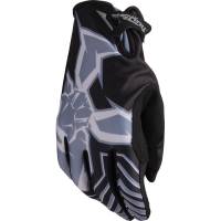 Moose Racing - Moose Racing Agroid Pro Gloves - 3330-8078 - Black/Gray - Small - Image 1