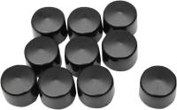 Drag Specialties - Drag Specialties Front Axle Caps - Black - 2402-0162 - Image 2