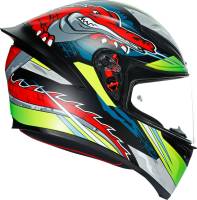 AGV - AGV K-1 Dundee Helmet - 210281O2I006108 - Matte Lime/Red - ML - Image 1