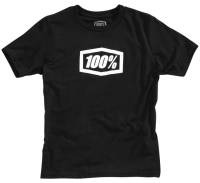 100% - 100% Icon Youth T-Shirt - 20001-00004 - Black - Small - Image 1