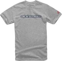 Alpinestars - Alpinestars Wordmark T-Shirt - 103672015-1713L - Heather Gray/Navy/Red - Large - Image 1