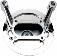 Arlen Ness - Arlen Ness Billet Sucker Stage I Air Filter Kit with Steel Cover - Smooth Chrome - Red Filter - 18-323 - Image 3