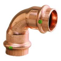 Viega - Viega ProPress 1/2" - 90&deg; Copper Elbow - Double Press Connection - Smart Connect Technology - Image 1