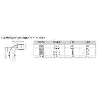 Viega - Viega ProPress 1/2" - 90&deg; Copper Elbow - Double Press Connection - Smart Connect Technology - Image 2
