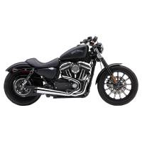 Cobra - Cobra El Diablo 4in. 2-Into-1 Exhaust System - Chrome - 6472 - Image 1