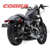 Cobra - Cobra El Diablo 4in. 2-Into-1 Exhaust System - Chrome - 6472 - Image 2