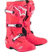 Alpinestars - Alpinestars Tech 10 Boots - 2010020-3812-11 - Diva Pink/White - 11 - Image 1