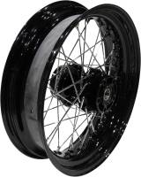Drag Specialties - Drag Specialties Replacement Rear Laced Wheel - 17in. x 4.5in. - Gloss Black - 0204-0575 - Image 1