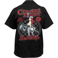 Lethal Threat - Lethal Threat Crooked Piston Shirt - HW50230M - Black - Medium - Image 1