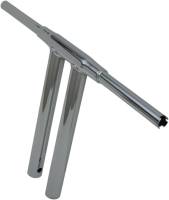 Drag Specialties - Drag Specialties 1-1/2in. Big Buffalo Zero T-Bar - 12in. - Chrome - 0601-4326 - Image 2