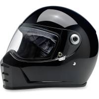 Biltwell Inc. - Biltwell Inc. Lane Splitter Solid Helmet - 1004-101-101 - Gloss Black - X-Small - Image 1