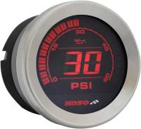 Koso North America - Koso North America 2in. Oil Pressure Gauge - Chrome - BA050410 - Image 2