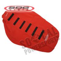 SDG - SDG 6-Rib Gripper Seat Cover - Red Cover/ Black Ribs - 95999KRR - Image 2