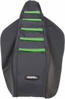 Moose Racing - Moose Racing Ribbed Seat Cover - Black/Green Ribbed - KXF25009-334RT - Image 2