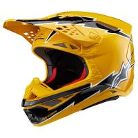 Alpinestars - Alpinestars Supertech S-M10 Ampress Helmet - 8300823-1414-2X - Black/Yellow Glossy - 2XL - Image 1