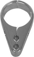Drag Specialties - Drag Specialties Throttle/Idle Cable Clamp for 1.25in. Diameter Handlebar/Frame - Chrome - 0658-0033 - Image 1