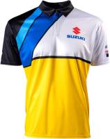 Factory Effex - Factory Effex Suzuki Team Pit Shirt - 23-85404 - White/Yellow - Large - Image 2