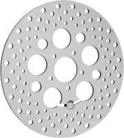 Drag Specialties - Drag Specialties Polished Stainless Steel Drilled Brake Rotor - B06-0188ASP - Image 2