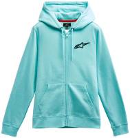 Alpinestars - Alpinestars Ageless Chest Womens Hoodie - 1232-51800-7212-S - Aqua/Black - Small - Image 1