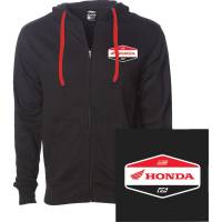 Factory Effex - Factory Effex Honda Stadium Zip-Up Hoody - 27-88304 - Black - Large - Image 1