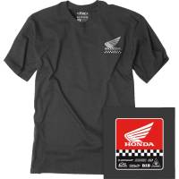 Factory Effex - Factory Effex Honda Starting Line T-Shirt - 27-87304 - Heather Charcoal - Large - Image 1