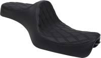 Drag Specialties - Drag Specialties Predator III Seat -Double Diamond - Black thread - 0804-0729 - Image 1
