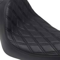 Drag Specialties - Drag Specialties Predator III Seat -Double Diamond - Black thread - 0804-0729 - Image 3