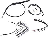 Burly Brand - Burly Brand Handlebar Cable/Line Install Kits - Black - B30-1261 - Image 1