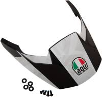 AGV - AGV Peak for AX-9 Helmets - Black/White/Cyan Blue - 21KIT76337005 N - Image 1