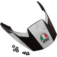 AGV - AGV Peak for AX-9 Helmets - Black/White/Cyan Blue - 21KIT76337005 N - Image 2