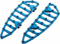 Arlen Ness - Arlen Ness MX Driver Floorboards - Blue Anodized - 06-892 - Image 1