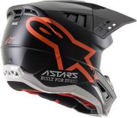 Alpinestars - Alpinestars SM5 Compass Helmet - 8303321-1149-MD - Black/Orange Flourescent Matte - Medium - Image 2