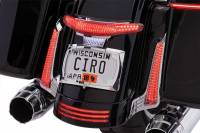 Ciro - Ciro Tail Light and License Plate Mount - Chrome with Clear Smoked Lens - 40051 - Image 3