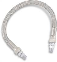 Drag Specialties - Drag Specialties Universal Stainless Steel Braided Oil Line - 12in. - 612 - Image 1