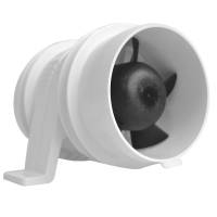 Attwood Marine - Attwood Turbo 3000 Series Water-Resitant, In-Line Blower - 12V - White - Image 2