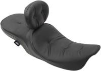 Drag Specialties - Drag Specialties Low Profile Touring Seat with Driver Backrest Provision - Pillow - 0801-1105 - Image 3