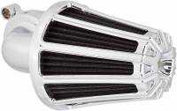 Arlen Ness - Arlen Ness Monster Sucker Air Cleaner Kit with Cover - 10-Gauge - Chrome - 81-030 - Image 2