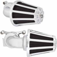 Arlen Ness - Arlen Ness Monster Sucker Air Cleaner Kit with Cover - 10-Gauge - Chrome - 81-030 - Image 3