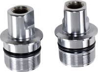 Drag Specialties - Drag Specialties Chrome Upper Fork Tube Plugs - 23-0213-BC114 - Image 1