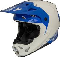 Fly Racing - Fly Racing Formula CP Slant Helmet - 73-0032L - Gray/Blue - Large - Image 1