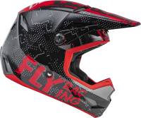 Fly Racing - Fly Racing Kinetic Scan Youth Helmet - F73-3490YL - Black/Red - Large - Image 4
