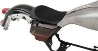 Drag Specialties - Drag Specialties EZ on Solo Seat For Ness Winged Gas Tank - Suede Double Diamond Stitch - 0801-1068 - Image 2