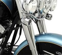 Drag Specialties - Drag Specialties Smooth Fork Slider Covers - Chrome - Stock Length - 74537-BX-LB2 - Image 2