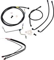 Burly Brand - Burly Brand Handlebar Cable/Line Install Kit - Stainless Steel - B30-1236 - Image 1