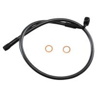 Magnum - Magnum Black Pearl Designer Series ABS Front Upper Brake Line - 12mm. 90deg. Banjo - 26in. - AS478026 - Image 1