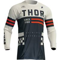 Thor - Thor Pulse Combat Jersey - 2910-7091 - Midnight/Vintage White - Small - Image 1